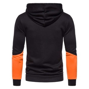 Sweat à capuche en molleton brodé pour homme de haute qualité, style unique, couleurs contrastées, pour le sport et la mode, collection automne - Product Image 2