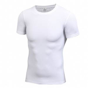 Hot Selling <b>Men</b> <b>Compression</b> T-<b>Shirts</b> Basketball Running Short Sleeve Quick Drying Fitness Tight Tops - Product Image 3
