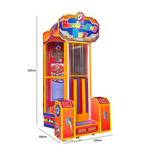 เครื่องเล่นเกมอาร์เคดเรนโบว์บอลแมดเนส แบบหยอดเหรียญ  พร้อมระบบดรอปบอลแบบอินเทอร์แอคทีฟ  แลกตั๋วรางวัล - Product Image 3