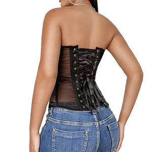 ชุดกระชับสัดส่วนผู้หญิงแบบตาข่าย ดีไซน์หรูหรา โครงเหล็กคุณภาพพรีเมียม 100% ตกแต่งด้วยลูกไม้ ระดับการกระชับแน่น ทรงเซ็กซี่ ระบายอากาศได้ดี เป็นมิตรกับสิ่งแวดล้อม - Product Image 5