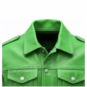 Veste en cuir pour homme, service OEM, hiver 2026, qualité supérieure, nouvelle arrivée, veste en cuir pour homme, logo personnalisé - Product Image 5