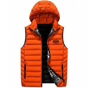 Chaleco de Invierno para Hombre, Resistente, Aislado, Sin Mangas, Repelente al Agua, Tejido Transpirable con Bolsillos con Cremallera Funcionales - Product Image 1