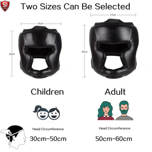 Casque de boxe léger en cuir véritable de qualité supérieure, protection de la tête, respirant, pour l'entraînement et la compétition, personnalisable - Product Image 6