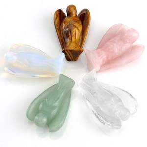 AAMEENA AGATE Vente en gros de pierres précieuses de qualité supérieure ange de cristal de guérison naturelle au meilleur prix - Product Image 2