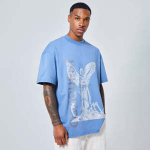 Camiseta para Hombre 2026 High Street 100% Algodón |   Camiseta Gráfica Extra Grande con Serigrafía Personalizada |   Calidad de alta gama, MOQ bajo - Product Image 1