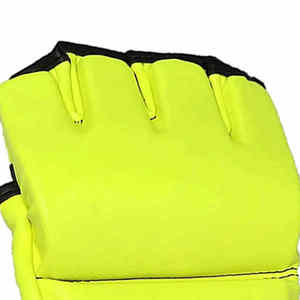 New Latest Design Thick Leather Boxing MMA <b>Gloves</b> Half Finger Professional Training Equipment <b>Moisture</b> Wicking Hook Loop Closure - Product Image 5