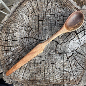Cuillère à thé en bois artisanale de qualité supérieure, cuillère à café et à sucre durable, ustensile de cuisine - Product Image 1