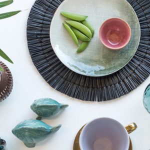 Napperons en rotin de bambou écologique naturel Vietnam jonc de mer jacinthe d'eau décor à la maison pour tapis et tampons de cuisine - Product Image 5