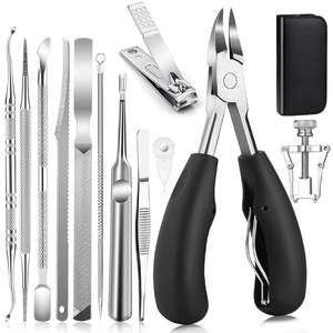 Kit d'outils de podologie en acier inoxydable de haute qualité pour ongles incarnés, outil pour ongles incarnés pour les ongles épais, coupe-ongles pour les ongles des pieds - Product Image 5
