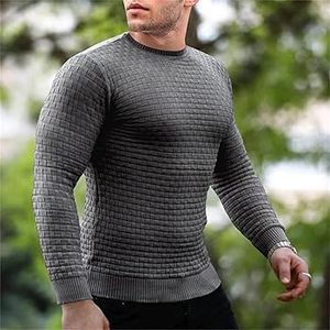 Knittedpullover Heavyweight Knitted <b>Pullover</b> Dropped Shoulders Solid <b>for</b> Autumn 100% Cotton High Quality - Product Image 2