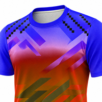 Seragam Sepak Bola Desain Premium Profesional Cetak Digital Kustom 100% Poliester Bernapas Set Keem Brothers Lengan Pendek