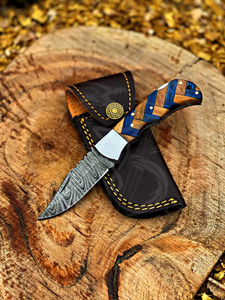 Couteau en acier Damas le plus vendu, couteau pliant portable, haute dureté, couteaux d'extérieur, outils de chasse, de randonnée et de survie - Product Image 5