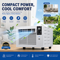 Mini-Klimaanlage für Schlafsaalbetten mit Moskitonetz, tragbarer Tisch-Klimaanlagen-Schrank für Haustiere mit LED-Display – Neu