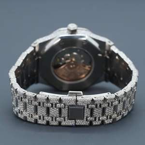 Ventes directes d'usine VVS Moissanite Montres en diamant Montres de luxe pour hommes et femmes Montres mécaniques automatiques - Product Image 5