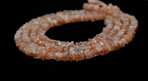 Alta calidad 5-5,5mm Sunstone Smooth Heishi Square Gemstone Beads Durable Stone Shape Beads - Product Image 4