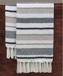 Manta Vintage Ecológica de Algodón Orgánico, Estilo Raschel, Tejida Lisa, Ignífuga, Tamaño Personalizado, para las Cuatro Estaciones - Product Image 2