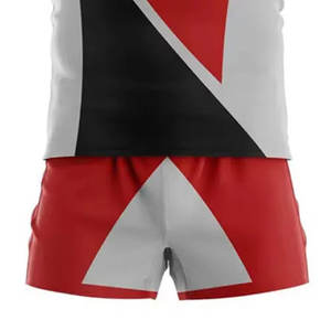 Conjunto de Uniforme de Rugby Oficial para Hombre, Camiseta de Manga Corta y Pantalones Cortos, Equipación Deportiva, Tela Cómoda y Transpirable, Alta Calidad, Personalizable - Product Image 5