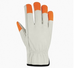 MUBASHAR PRO GRIP INTERNATIONAL Durable Grain Leather <b>Rigger</b> <b>Gloves</b> Reinforced Cuff Enhanced Grip Heat Resistant Anti-Slip - Product Image 1