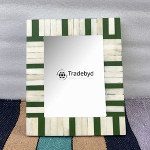 Marco de Fotos Creativo con Incrustaciones de Hueso Hecho a Mano, Acabado Brillante, Marco Decorativo de Lujo, Elegante Decoración para el Hogar, Regalo de Tradebyd - Product Image 1