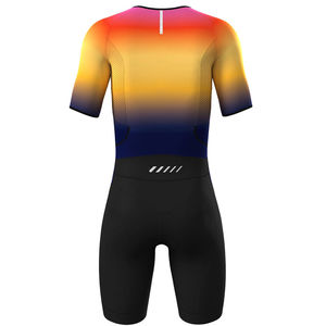 Combinaison de triathlon sur mesure OEM, grande taille, vêtements de cyclisme respirants pour la course en équipe, tenue personnalisée - Product Image 3