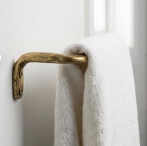 Vintage Brass Towel Rack Hanging Towel Clothes Metal Casting Hook Handmade Custom Shape Precision Made Home Decor Wholesale - Product Image 3