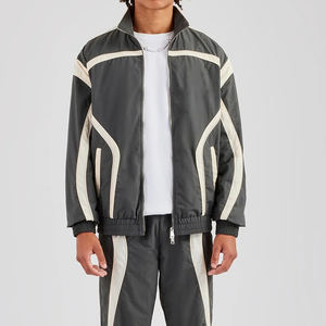 ชุดวอร์มกันลมแบบกำหนดเองขายส่งปี 2026 ชุดลำลองขายดี ชุดวอร์มกันลมสำหรับผู้ชาย - Product Image 3