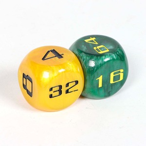 Ensemble de dés en résine polyédriques, 7 pièces, 16 mm, dés de jeu de table DND RPG, dés en résine faits à la main à bords tranchants - Product Image 5