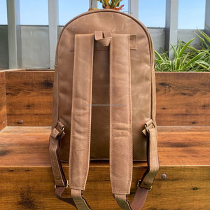 2024 vente chaude classique de luxe de haute qualité en cuir véritable sac à dos décontracté plusieurs voies utilisation affaires ordinateur portable voyage sacs à dos - Product Image 3