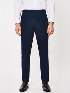 Costume sur mesure MTM grande taille 2 pièces pour homme en tissu TR, veste et pantalon, vente en gros, simple boutonnage, vêtements élégants pour adultes, costumes d'affaires - Product Image 2