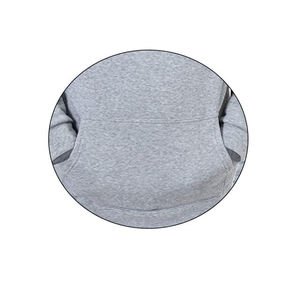 Survêtement de sport décontracté pour homme en polaire respirant tissé colorblock d'hiver, motif léopard en polyester, séchage rapide, léger - Product Image 4