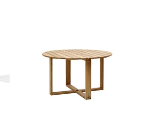 <b>Round</b> <b>Solid</b> <b>Wood</b> Eco-Friendly Waterproof Durable <b>Dining</b> <b>Table</b> Modern Scandinavian Design Stable <b>Wood</b> Legs for Home Furniture - Product Image 1