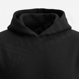 Pull-over ample en molleton 100 % coton du fabricant, respirant, séchage rapide, avec poche, double couche, épais 500 GSM, effet délavé - Product Image 4