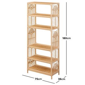 Premium Quality Handmade Rattan Shelving Portable Tall Storage <b>Shelf</b> Environmental Friendly <b>Bedroom</b> Interior Decorative - Product Image 3