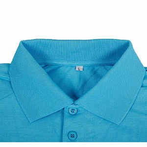 <b>Women</b> Short Sleeve Polo <b>Shirt</b> Solid Color Contrast Collar <b>Button</b> <b>Up</b> Casual Knitted Top Custom Logo - Product Image 2
