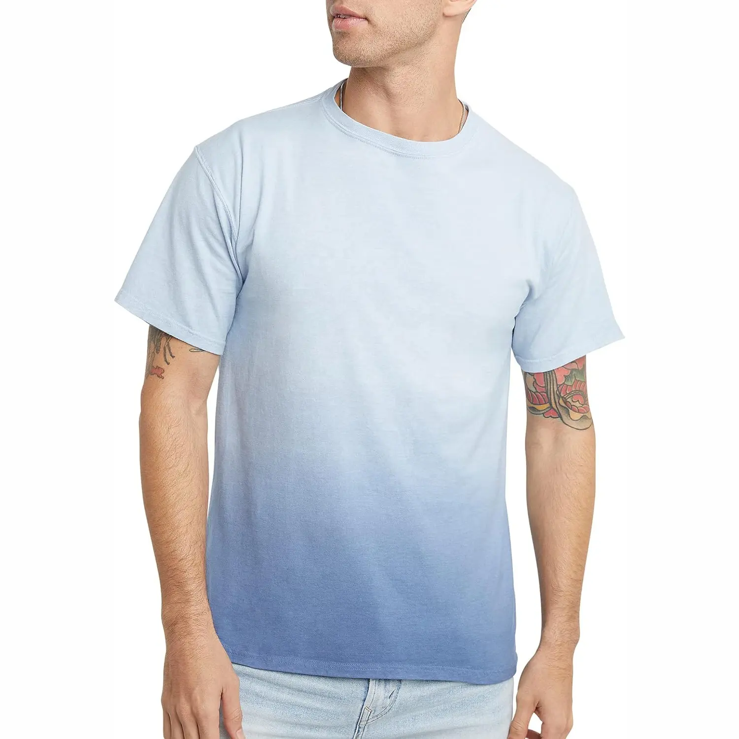 Nieuwste Ontwerp Smart Casual Stijl Gymkleding T-Shirt Biologisch Katoenen T-Shirts Tie Dye T-Shirts