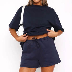 Camiseta de Verano para Mujer, Personalizable con Logotipo, de Poliéster de Alta Calidad, Casual, Transpirable, Cómoda, al por Mayor, con Hombros Caídos, Tejido Grueso - Product Image 4