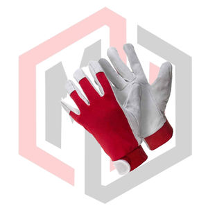 Guantes Mecánicos de Cuero Antivibración, Antideslizantes, Anticorte, Resistentes al Calor, con Puño de Punto, Guantes de Seguridad Personalizados - Product Image 4