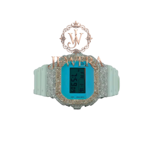 Mossinate High-Quality Luxury White Rubber Diamond <b>Watch</b> Fashionable Scratch Resistant and Water Resistant <b>for</b> Active Lifestyle - Product Image 1