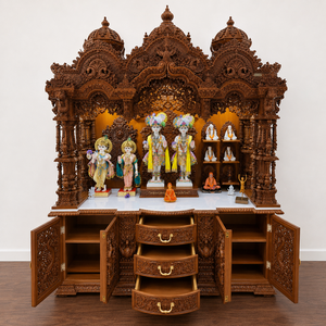 Grand Temple en Bois de style Indien du Sud Swaminarayan BAPS, Modèle Designer, pour la Prière (Pooja), en Promotion pour les Maisons Australiennes - Product Image 5