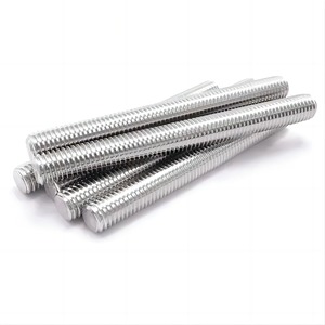Tige filetée GI 12 mm en fer galvanisé, barre filetée robuste, fixateur industriel, matériel de construction, fournisseur de matériel - Product Image 1