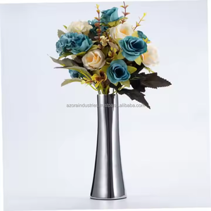 Modern Design Metal Casted <b>Vase</b> Metal Flower <b>Vases</b> Flower Arrangement <b>Vase</b> <b>Gold</b> Wedding Decor for Home by Azora industries - Product Image 2