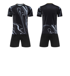 Comfortable Soccer Uniform Quick Dry 100% Polyester Heat-Transfer Printed Soccer Wear for Adults Football Training Lightweight - Product Image 1