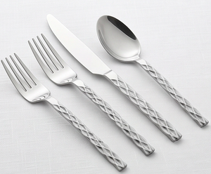 Ensemble de couverts modernes en acier inoxydable poli miroir, fourchette, couteau, cuillère, vaisselle de mariage, couverts en métal résistants à la rouille - Product Image 1
