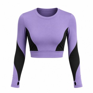 Women's Yoga Gym Wear Set Seamless High Waist Leggings Moisture Wicking Sports Bra Wholesale Activewear Factory - Product Image 2