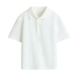 Chemises polo en coton brodées sur mesure, logo personnalisé, pour garçons, unisexes, sport, enfants, vêtements décontractés, manches courtes, chemise tendance, jeunes, polos respirants - Product Image 2