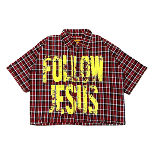 Camisas de Franela Casuales a Cuadros de Algodón 100% con Estampado Serigrafiado de Manga Corta y Corte Holgado para Niños y Hombres, Personalizadas de Fábrica para Primavera/Verano - Product Image 3