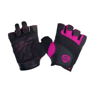 Professional Gym Weight Lifting <b>Gloves</b> Leather Breathable Non-Slip Half Finger Lace-<b>Up</b> Custom Colors High Quality Wholesale - Product Image 1