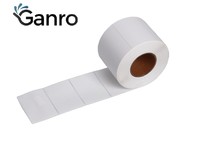 Etiqueta Térmica Directa Personalizada Zebra 32x19 32x25, Papel Adhesivo Blanco, Etiqueta de Código de Barras Personalizada