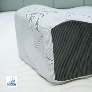 Almohada de Espuma de Alta Densidad Premium con Funda Extraíble, Forma Ergonómica de Onda para Várices, Precio al por Mayor OEM/ODM - Product Image 6