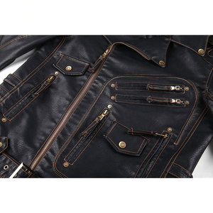 Chaquetas de Cuero para Motociclistas con Diseño Único, Personalizadas, a Precio Económico y de la Mejor Calidad para Hombre - Product Image 6